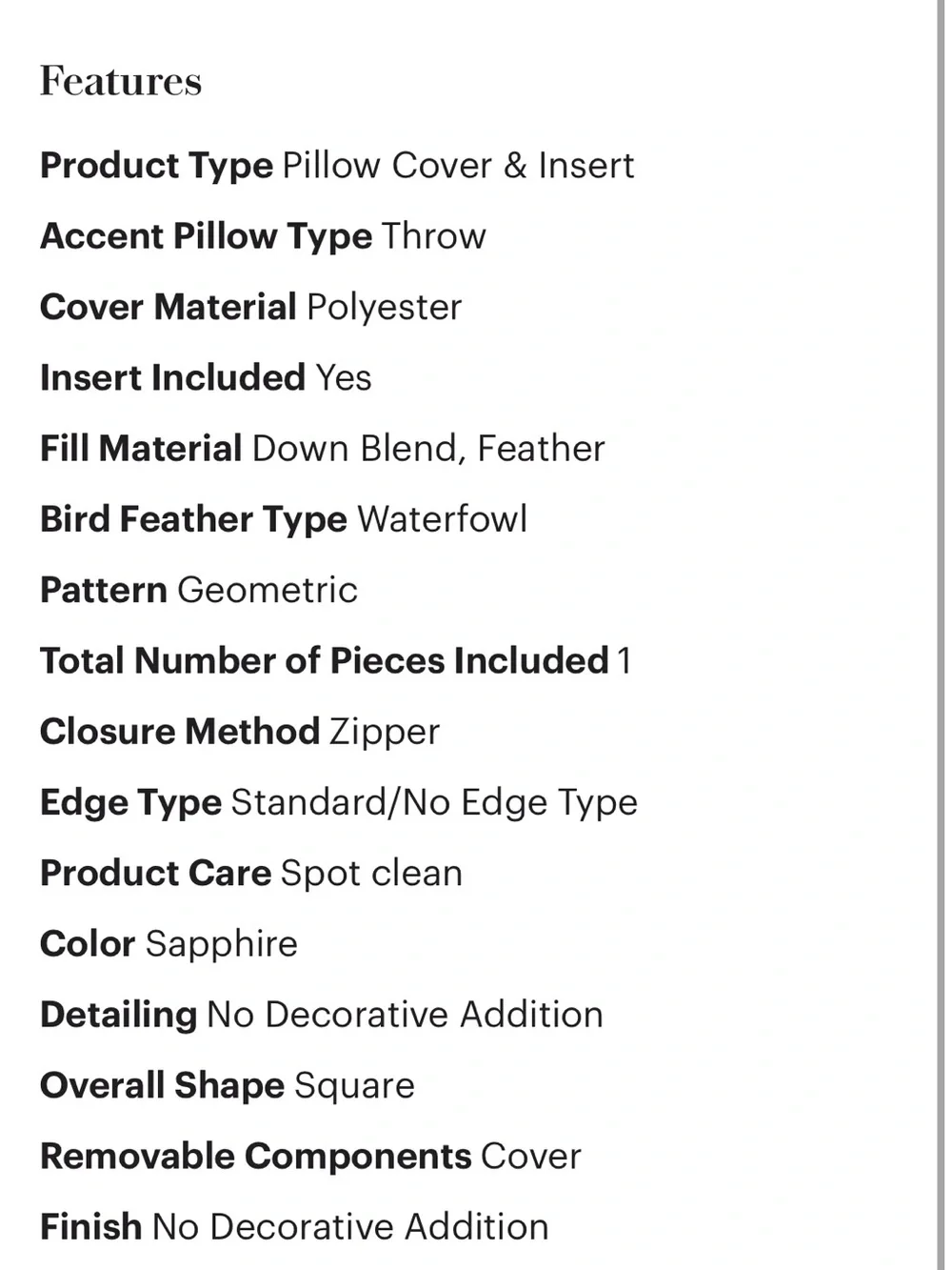 Brix Pillow and Insert